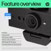 HP 620 FHD tīmekļa kamera, 4 MP, 1920 x 1080 pikseļi, Full HD, 60 fps, 720p, 1080p, 5x