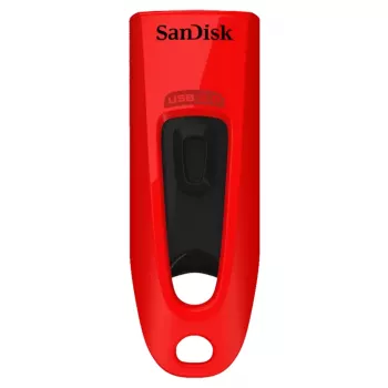 WESTERN DIGITAL SanDisk Cruzer Ultra 64GB USB 3.0 zibatmiņa - sarkana