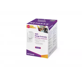 NETGEAR EX3110 WiFi diapazona paplašinātājs AC750, balts