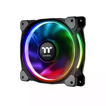 Termālo ventilatoru komplekts Thermaltake CL-F076-PL12SW-A Riing Plus 12 RGB 12 cm Melns