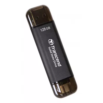 TRANSCEND ESD310C 128GB pārnēsājams SSD ar USB-A un USB-C