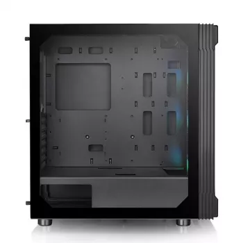 THERMALTAKE Korpusa vidējais tornis - Versa T27 TG ARGB - Melns