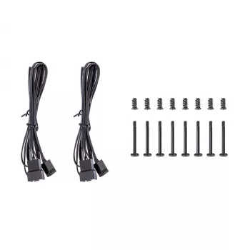 THERMALTAKE PC dzesēšanas ventilators - CT120 - 12cm - Melns - 2 iepakojumā