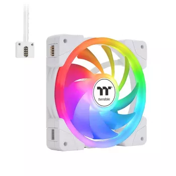THERMALTAKE SWAFAN EX12 ARGB Sync TT Premium Edition 12cm balts 3 komplekts - PC dzesēšanas ventilators