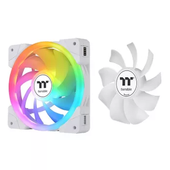 THERMALTAKE SWAFAN EX12 ARGB Sync TT Premium Edition 12cm balts 3 komplekts - PC dzesēšanas ventilators