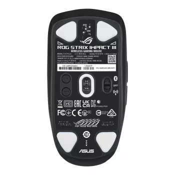 ASUS ROG Strix Impact III Wireless pele spēlēm Ambidextrous RF Wireless + Bluetooth Optical 36000 DPI