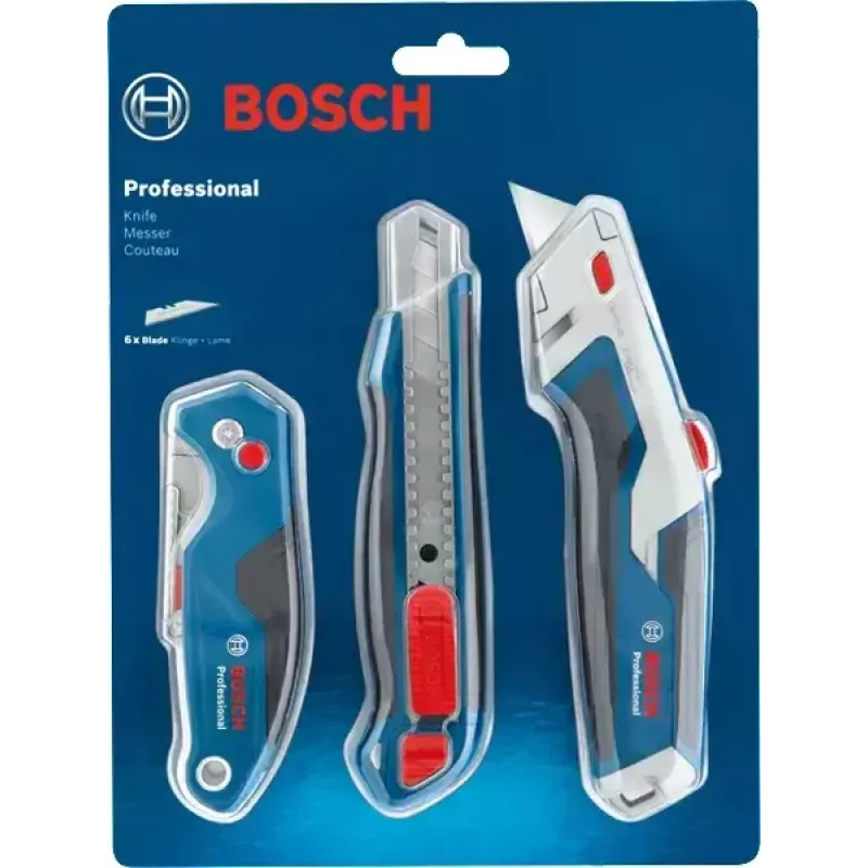 Bosch 1 600 A02 7M4 saliekamais nazis zils, nerūsējošais tērauds
