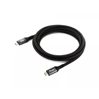 Equip USB4 Gen 2x2 C uz C kabelis, vīriešu/vīriešu, 2,0m, 4K/60Hz, 20Gbps, PD 100W
