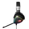ASUS ROG Delta vadu spēļu austiņas, loka dizains, melnas