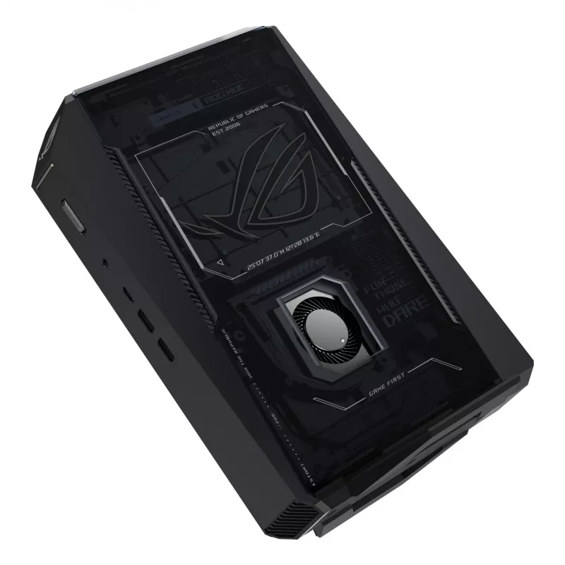 ASUS ROG NUC RNUC15JNK9X389A2 Intel Core Ultra 9 275HX 32 GB DDR5-SDRAM 1 TB SSD NVIDIA GeForce RTX 5070 Ti Windows 11 Home USFF Mini PC Melns