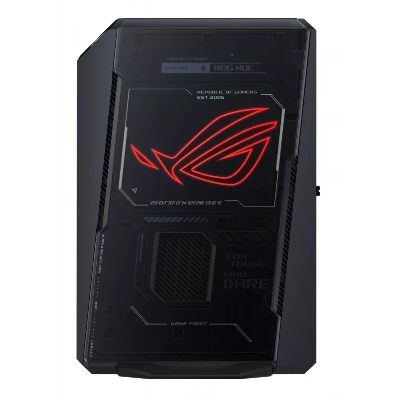 ASUS ROG NUC RNUC15JNK9X389A2 Intel Core Ultra 9 275HX 32 GB DDR5-SDRAM 1 TB SSD NVIDIA GeForce RTX 5070 Ti Windows 11 Home USFF Mini PC Melns