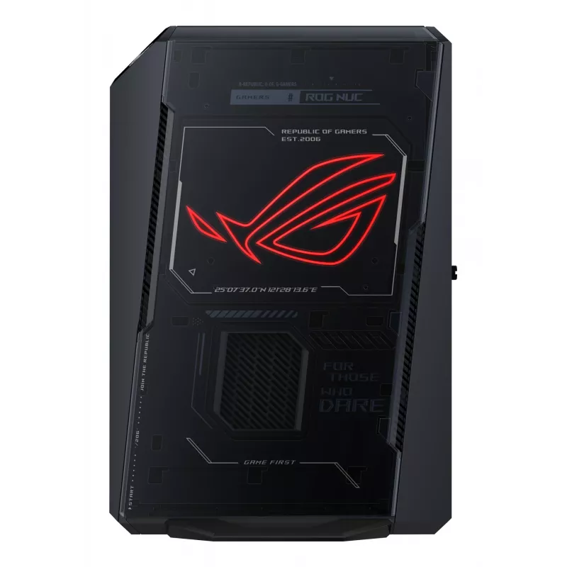 ASUS ROG NUC RNUC15JNK9X389A2 Intel Core Ultra 9 275HX 32 GB DDR5-SDRAM 1 TB SSD NVIDIA GeForce RTX 5070 Ti Windows 11 Home USFF Mini PC Melns