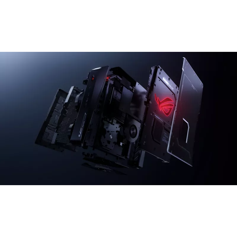 ASUS ROG NUC RNUC15JNK9X389A2 Intel Core Ultra 9 275HX 32 GB DDR5-SDRAM 1 TB SSD NVIDIA GeForce RTX 5070 Ti Windows 11 Home USFF Mini PC Melns