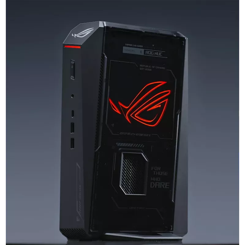 ASUS ROG NUC RNUC15JNK9X389A2 Intel Core Ultra 9 275HX 32 GB DDR5-SDRAM 1 TB SSD NVIDIA GeForce RTX 5070 Ti Windows 11 Home USFF Mini PC Melns