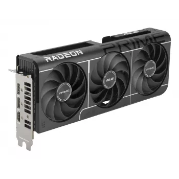 Grafikas karte ASUS Prime Radeon RX 9060 XT 16 GB GDDR6, PCIe 5.0, 128-bit, 3 ventilatori, 2.5 slotu