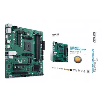 Mātesplate ASUS PRO B550M-C/CSM AMD B550 Socket AM4 micro ATX