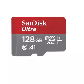 Atmiņas karte SanDisk 128GB MicroSDXC UHS-I Class 10 SDSQUAB-128G-GN6FA