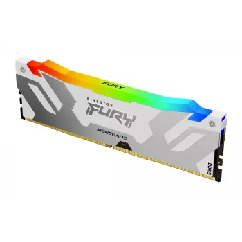 Kingston FURY 64GB (2x32GB) DDR5 6400MT/s CL32 Renegade RGB White XMP atmiņas komplekts