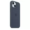 Apple iPhone 15 Silikona Maciņš ar MagSafe Storm Blue