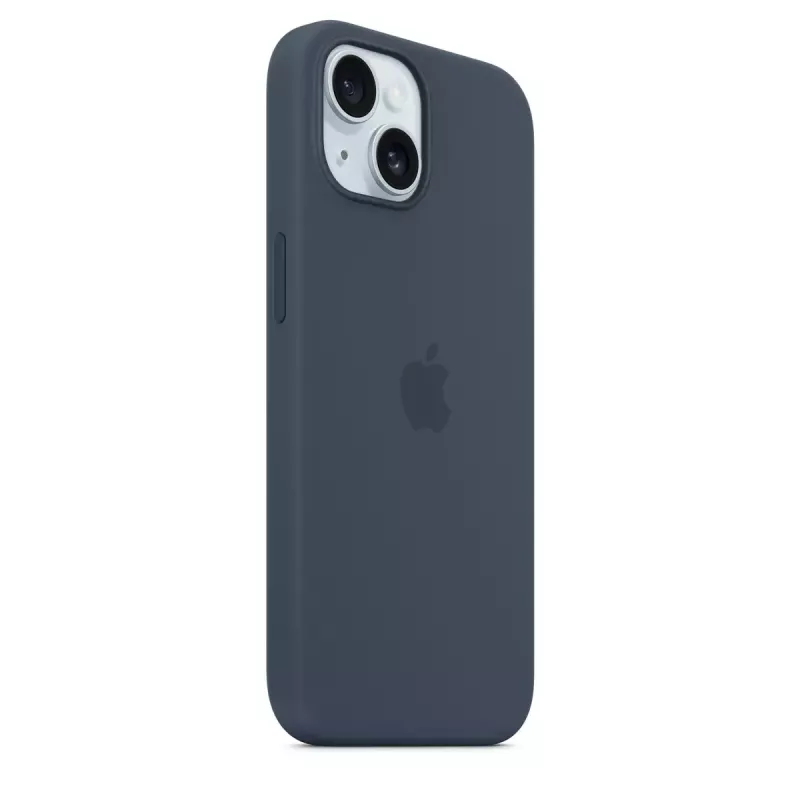 Apple iPhone 15 Silikona Maciņš ar MagSafe Storm Blue