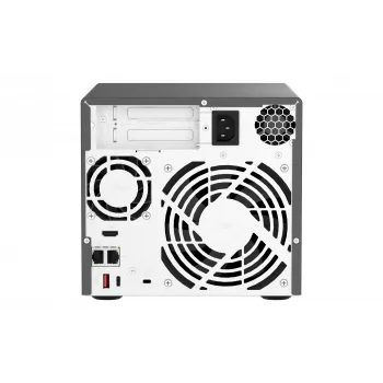QNAP TVS-H474 NAS tornis Intel® Pentium® G7400 8 GB DDR4 0 TB QuTS hero Melns
