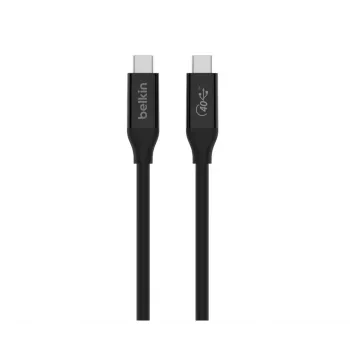 BELKIN USB4 kabelis USB-C / USB-C 40 Gbit/s 100W 0,8m Melns