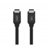 BELKIN USB4 kabelis USB-C / USB-C 40 Gbit/s 100W 0,8m Melns