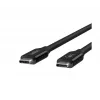 BELKIN USB4 kabelis USB-C / USB-C 40 Gbit/s 100W 0,8m Melns