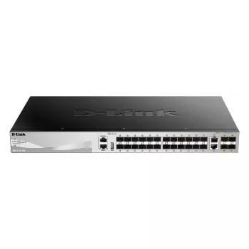 D-Link DGS-3130-30S/E tīkla slēdzis pārvaldāms L3 10G Ethernet (100/1000/10000) Pelēks