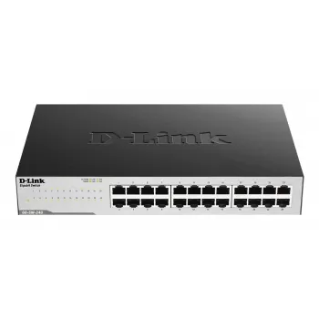 D-Link GO-SW-24G Nepārvaldāms L2 Gigabita Ethernet (10/100/1000) 1U Melns