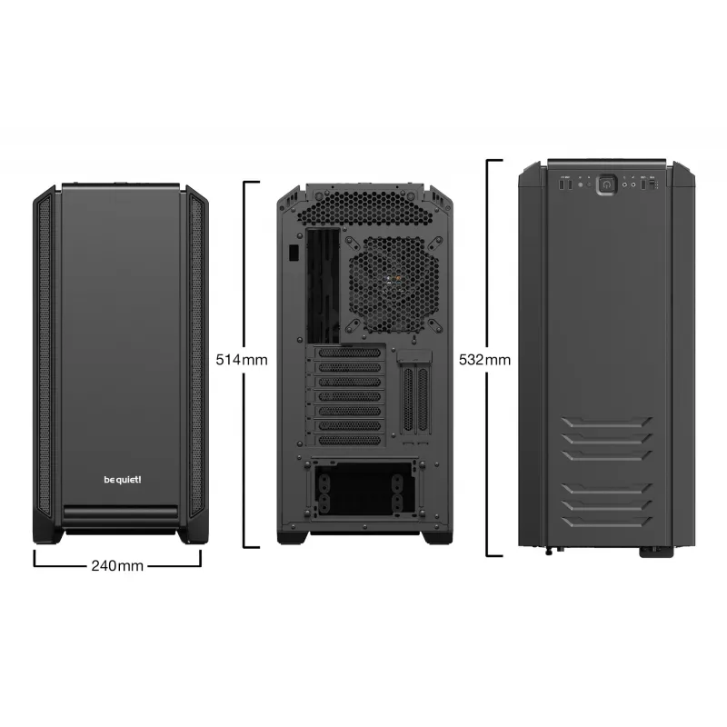 be quiet! Silent Base 601 Window Midi Tower Melns