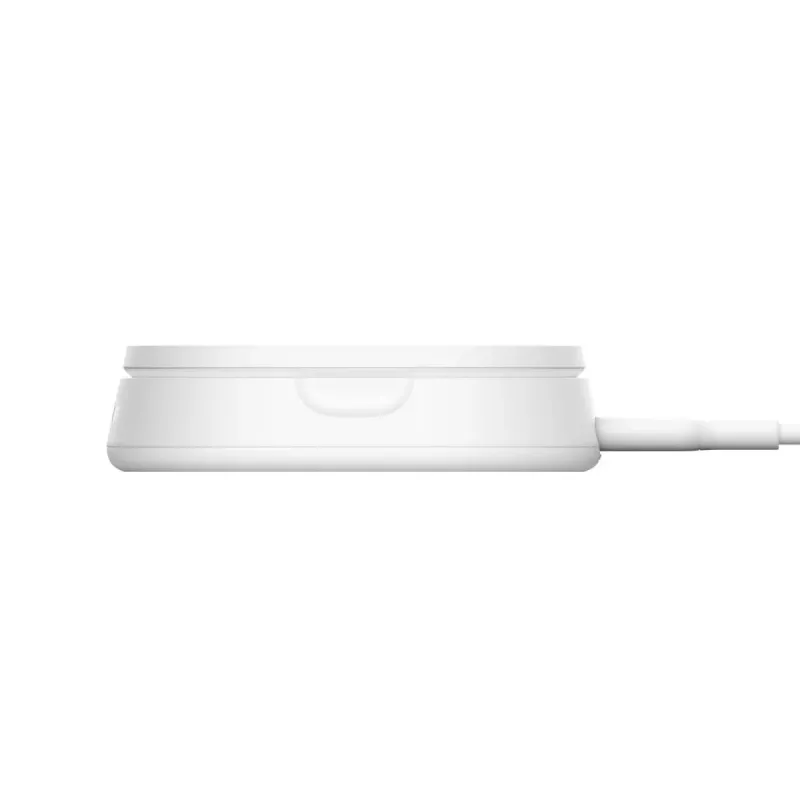 BELKIN Wireless Charging Stand - BoostCharge Pro - Qi2 15W - Balts