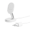 BELKIN Wireless Charging Stand - BoostCharge Pro - Qi2 15W - Balts