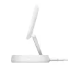 BELKIN Wireless Charging Stand - BoostCharge Pro - Qi2 15W - Balts