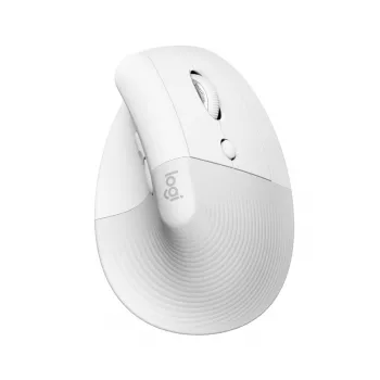 LOGITECH Lift for Business bezvadu vertikālā pele, labā roka, off-white