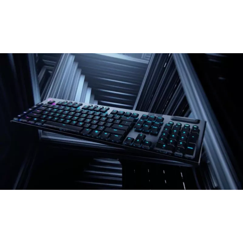 LOGITECH G915 Lightspeed bezvadu RGB mehāniskā spēļu tastatūra - Melna - QWERTZ Vācu - Tactile