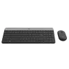 LOGITECH MK470 bezvadu tastatūras un peles komplekts - grafīts - AZERTY belģu