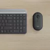 LOGITECH MK470 bezvadu tastatūras un peles komplekts - grafīts - AZERTY belģu