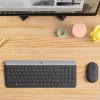 LOGITECH MK470 bezvadu tastatūras un peles komplekts - grafīts - AZERTY belģu
