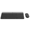 LOGITECH MK470 bezvadu tastatūras un peles komplekts - grafīts - AZERTY belģu