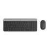 LOGITECH MK470 bezvadu tastatūras un peles komplekts - grafīts - AZERTY belģu
