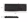 Logitech K120 tastatūra - AZERTY Beļģijas izkārtojums