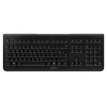 CHERRY KW 3000 bezvadu tastatūra, pilna izmēra, RF 2.4 GHz, QWERTY, spāņu, melna