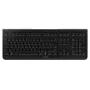 CHERRY KW 3000 bezvadu tastatūra, pilna izmēra, RF 2.4 GHz, QWERTY, spāņu, melna