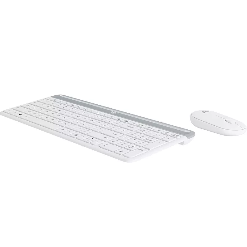 LOGITECH Bezvadu tastatūras un peles komplekts MK470 – baltā krāsā – QWERTZ GE
