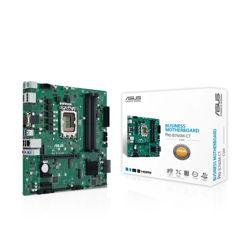 Mātesplate ASUS PRO B760M-CT-CSM Intel B760 LGA 1700 micro ATX