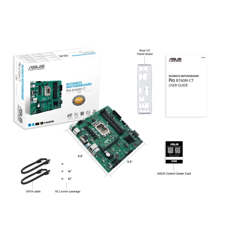 Mātesplate ASUS PRO B760M-CT-CSM Intel B760 LGA 1700 micro ATX