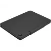 LOGITECH Rugged Folio Graphite Qwertz Deutsch — aizsargmaciņš ar tastatūru iPad 7. un 8. paaudzei
