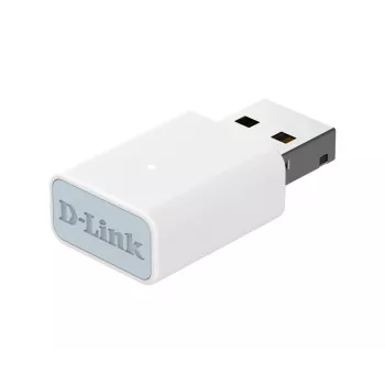 D-Link AC1300 Wi-Fi 5 USB Adapter, vads un bezvadu, USB, WLAN, Wi-Fi 5 (802.11ac), Balts