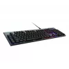 Logitech G915 X USB-A vadu zema profila spēļu tastatūra Tactile Black Qwerty US